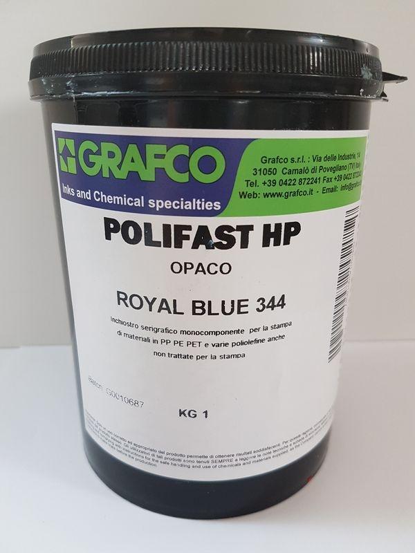 POLIFAST HP BLU SCURO 344 OPACO - CONF. DA KG. 1