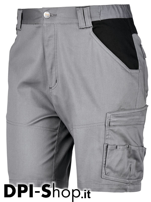 Pantalone in tessuto 97% cotone - 3% elastan grigio - EVO STRETCH